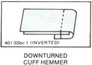 Downturned Cuff Hemmer